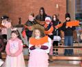 Bild: rgr
Der Gottesdienst am Faschingssonntag in der Friedenskirche wurde vom Kolping-Kinderchor musikalisch gestaltet.