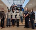 Bild: Realschule im Stiftland/exb
Die Beteiligten des Workshops und des Präventionsprogramms der Polizei. Die Realschule im Stiftland erfüllt mit diesem Medientag die neuesten Forderungen des Kultusministeriums nach vertiefter Vermittlung von Alltagskompetenzen.
