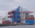 Bild: Marcus Brandt/dpa
Containerschiff im Hamburger Hafen am   Containerterminal.