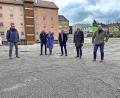 Bild: fphs
Freuten sich über rund 100 Parkplätze (von links): Projektleiter Alexander Rieß, das Ehepaar Kurt und Hanne Kögler, Architekt Thomas Sticht, Oberbürgermeister Oliver Weigel und Stadtbaumeister Stefan Büttner.