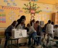 Bild: Birgit Koholka/exb
Konzentriert versuchen die Kümmersbrucker Grundschüler, beim Edu-Breakout die Rätsel zu lösen.