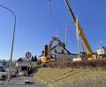 Bild: Matthias Bäumler/fph
Im Auftrag des Mobilfunkbetreibers Vodafone wurde an der Marktredwitzer Straße in Waldershof das Fundament für einen Sendemast gesetzt.