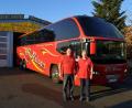 Bild: lnz
Mit ihrem 2017 in Dienst gestellten Neoplan Cityliner werden Hans und Lydia Fick noch bis Ende Juni auf Tour gehen.