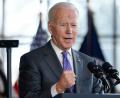 Bild: Patrick Semansky/AP/dpa
US-Präsident Joe Biden setzt für die Konjunktur auf Produkte „made in America“.