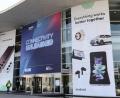 Bild: Andrej Sokolow/dpa
Eingang der Mobilfunk-Messe „Mobile World Congress“ in Barcelona.