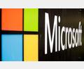 Bild: Rick Rycroft/AP/dpa
Das Microsoft-Firmenlogo in den Büros in Sydney. Russland verliert mit Microsoft und Intel zwei der wichtigsten Zulieferer für seine Computer-Technik.