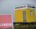 Bild: Uwe Zucchi/dpa
Das Logistik-Zentrum von Amazon in Bad Hersfeld wird bestreikt.