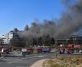 Bild: Florian Miedl
In Selb brannte am Donnerstag ein Industriegebäude.