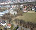 Luftbild: Gustl Beer
Dieses Grundstück zwischen der Felixallee am unteren Bildrand und der Bildstraße soll Baugrund werden. Die Ausgestaltung ist jedoch heiß umstritten.