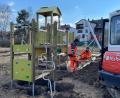 Bild: fjo
Endlich laufen die Arbeiten zum neuen Bergbau-Spielpark durch die Mitarbeiter des Waidhauser Bauhofs.