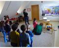 Bild: njn
Im Mehrzweckraum des Regenbogen-Kindergartens startete die Videoübertragung in den tschechischen Kindergarten.