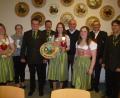Bild: bk
In mehreren Disziplinen waren die Damen von "Tell" erfolgreich. Sie stellen die neue Majestät und die Besten auf Wanderpokal und Jagdscheibe. Dazu " gratulierten Bürgermeister Ludwig Biller und Gausportleiter Roman Sparrer.
