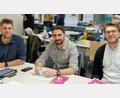 Bild: Stiftland-Gymnasium/exb
Die neuen Referendare Jonas Tillmetz, Fabian Fleschutz und Matthias Kanisch (von links).
