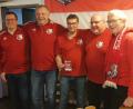 Bild: Pickel/exb
Zu den Geehrten aus der Führungsriege des FC Bayern-Fanclubs Sulzbach-Rosenberg gehören (von links) Benni Schinhammer, Gerd Windl, Gerhard „Jo“ Pickel, Manfred Zahn und Günther Wedel.