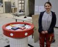 Bild: HWK-Schmalzl/exb
Johanna Kies mit ihrem Meisterstück.