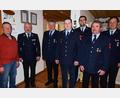 Bild: no
Nach der Kommandantenwahl bei der Feuerwehr Dietersberg: (von links) Gemeinderat Werner Englhard, Kreisbrandrat Fredi Weiß, der wiedergewählte Vize Ernst Herbst, der neue Kommandant Leander Strobel, Kreisbrandmeister Thorsten Jobst, Vorsitzender Erwin Pirner und der scheidende Kommandant Eberhard Luber.