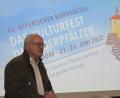 Bild: Hirsch
Der Präsident des Oberpfälzer Kulturbundes, Volker Liedtke, freut sich auf das Kulturfest der Oberpfälzer, das vom 23. bis 26. Juni in Schwandorf stattfindet.