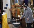 Bild: ads
Die Friedensaktion in der Pfarrkirche St. Georg kommt gut an.