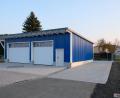 Bild: do
In den Vereinsfarben leuchtet das neue FC-Nebengebäude. Im Jahr 2022 plant der Club die Errichtung einer LED-Flutlichtanlage und Sanierungsarbeiten im und rund um das FC-Sportheim