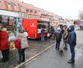 Bild: njn
Trotz des schlechten Wetters war am Freitagvormittag beim ersten Wochenmarkt einiges am Unteren Markt los.