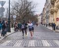 Bild: exb
Maximilian Zeus (vorne rechts) hatte über den Halbmarathon in Prag keine Zeit für die Sehenswürdigkeiten der tschechischen Hauptstadt.