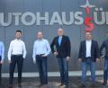 Bild: fz
Das Team des Autohauses Süd: von links Niklas Aha, Valmir Shabani, David Dexheimer, Wolfgang Karl, Carsten Schreyer und Robert Eckert.