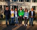 Bild: BZV Sulzbach-Rosenberg/exb
Sie sind stolz auf ihren Erfolg (von links): Obmann für Nachwuchsarbeit, Alexander Hirschmann-Titz, Jannik Bohmann, Matthias Bohmann, Stefan Hubmann, Carolin Ruppert und der Präsident vom Landesverband, Stefan Spiegl.
