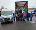 Bild: hir
Nach getaner Arbeit versammelten sich die Helfer bei der Kleidersammlung der Kolpingsfamilie zu einem gemeinsamen Gruppenfoto.