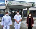 Bild: Bernhard Krebs/exb
Auf seinem beruflichen Weg wird Paul Wenker (Mitte) von Chefarzt Christian Glöckner und Klinik-Managerin Jana Humrich unterstützt.