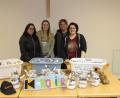 Bild: soj
Das Kolibri-Team der Kolpingfamilie (von links) Kerstin Lichteblau, Hannah Schmelber, Simone Wegmann und Vorsitzende Carolin Knott hat für die Kinder Ostergeschenke vorbereitet.