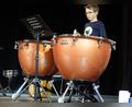 Bild: Musikschule Marktredwitz/exb
Nikolas Lotz an den Pauken.