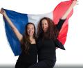 Bild: Nolte
"French Kiss" mit Mireille Vicogne (rechts) und Stefanie Heelein (links) würdigt Frankreich in bekannten und weniger bekannten Chansons