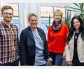 Bild: Hösamer
Das Team der Caritas Fachambulanz für Suchtprobleme in Schwandorf mit Maximilian Brunner, Karin Schmittner, Heidi Leitl, Morena Miut und Leiter Peter Häusler bietet Hilfe für Betroffene und besonders auch Angehörige an.