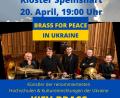 Repro: do
Auf Einladung des Festivals junger Künstler Bayreuth und der Internationalen Begegnungssstätte Kloster Speinshart gastiert das ukrainische Ensemble "Kiev-Brass" mit einem Benefizkonzert in Speinshart