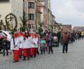 Bild: jzk
Von der Palmweihe beim Gesellenhaus führt diesmal am Palmsonntag ein Kirchenzug zur Stadtpfarrkirche. Dieser wird Stadtpfarrer Thomas Kraus künftig beibehalten.