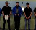 Bild: dl
Das Luftpistolen- Team von Einigkeit Hubertus Kastl gewann den Liga-Cup des OSB.