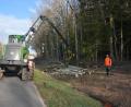 Bild: jr
Nahe des Konnersreuther Ortseingangs entlang der Waldsassener Straße führte der Forstbetrieb Waldsassen Verkehrssicherungsmaßnahmen durch. Forstdirektor Norbert Zintl und Forstwirtschaftsmeister Louis Lang (von rechts) informierten über die Arbeiten.