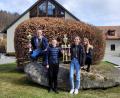 Bild: jba
Die erfolgreichen Schützen (von links) Konstantin Sailer, Luca Preisinger, Emma Meiler, Angelina Stark.