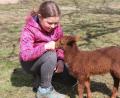 Bild: kro
Zwei, die sich verstehen: Die elfjährige Ronja und der vier Wochen alte "Erwin".