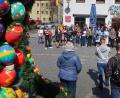 Bild: Kunz
Ein musikalischer Flashmob zu Ehren Jesu am Karsamstag am Oberen Markt.