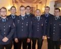 Bild: ilt
Den neuen Vorstand der Feuerwehr Schlammersdorf um Marcel Schmid (Vierter von links) bilden (von links) Luis Perl, Dominik Schmid, Stefan Thaller, Stefan Müller, Daniel Radke und Christian Schmid.