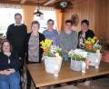 Bild: fvo
Tanja Müller, Pfarrer Norbert Götz, Gerlinde Müller, Ingrid Troidl, Birgit Bocka und Pfarrgemeinderatssprecherin Birgit Bergmann (von links) bei der Verabschiedung
