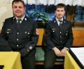 Bild: hzi
Feuerwehr-Kommandant Markus Helldörfer (links) und -Vorsitzender Matthias Friedl, der auch für den entschuldigten Kapellenvereinschef Manfred Schaller über die Ukraine-Aktion berichtet, halten in der Jahreshauptversammlung Rückschau und erläutern ihre Pläne für die Zukunft.