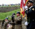 Bild: Gabi Schönberger
Der Gedenkakt zum 77. Jahrestag der Befreiung des Konzentrationslagers Flossenbürg fand mit mehr als Teilnehmern und Zaungästen statt. Offizielle Vertreter aus Russland und Weißrussland waren wegen des Angriffs auf die Ukraine ausgeladen worden.