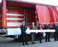 Bild: Hirsch
Die Feuerwehr Schwandorf kann sich über einen neuen Container für ein Logistikfahrzeug freuen.