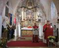 Bild: jzk
„Der heilige Georg, der Schutzpatron unserer Kirche in Oberndorf, sollte ein Vorbild für unser Leben sein“, mahnte Stadtpfarrer Thomas Kraus beim Festgottesdienst in der Filialkirche.