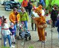 Bild: Isabella Schweikhardt/exb 
Bei den Gartentagen war der Osterhase zu Besuch.