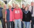 Bild: bk
Der FC-Bayern-Fanclub setzt auf Kontinuität: Vorsitzender Hans Heibl (vorne rechts) geht in sein 34. und 35.Jahr. Er hat bewährte Führungsleute an seiner Seite.