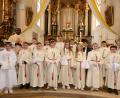 Bild: bey
Am Samstag ging die erste Gruppe mit 15 Kindern aus Parkstein und Kirchendemenreuth zum ersten Mal an den Tisch des Herrn.