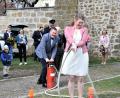 Bild: rgr
Nach der Trauung bewiesen Jonas und Selina Neubauer Teamwork.
